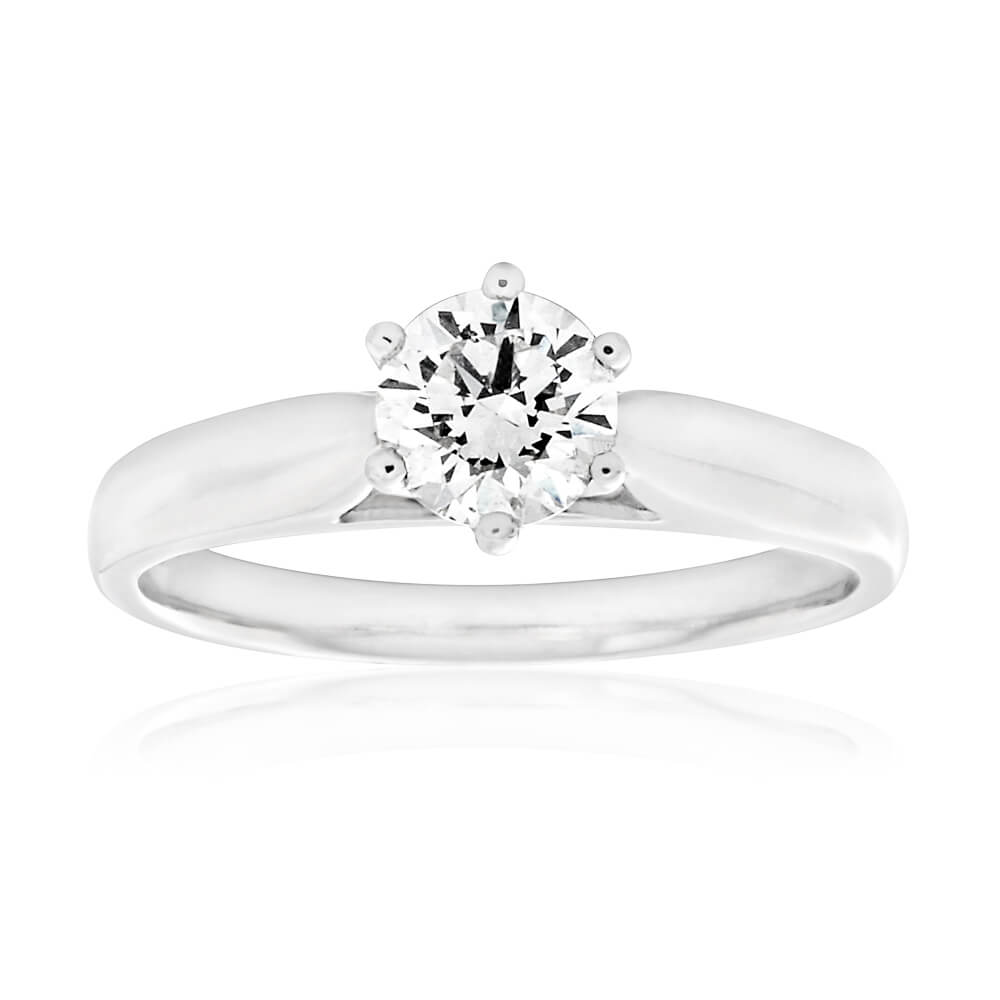Brand New Pear Cluster Invisible Setting Princess Diamond Ring 1/4 Carat TW  10k White Gold – Kobelli